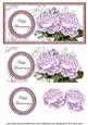 Lilac Roses Happy Anniversary Dl Decoupage Topper