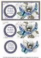 Blue Butterfly If Friends Were - Dl Decoupage Topper