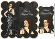 Black Fashion Lady Magical Day 8in Scallop Topper