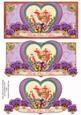 Lilac Vintage One I Love Dl Decoupage Topper