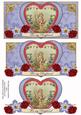 Blue Vintage Boyfriend Valentine Dl Decoupage Topper
