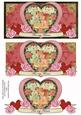 Pink Black Vintage Fiance Valentine Dl Decoupage Topper