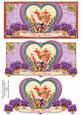 Lilac Vintage Fiancee Valentine Dl Decoupage Topper