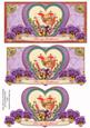 Lilac Vintage Girlfriend Valentine Dl Decoupage Topper