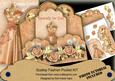 Peach Rose for You Scallop Fashion Tag Cf Mini Kit