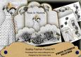 White Dotty Made to Measure Scallop Fashion Tag Cf Mini Kit