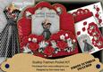 Red B Dotty Looking Fabulous Scallop Fashion Tag Cf Mini Kit