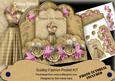Gold Pink Check Passion for Fashion Scallop Tag Cf Mini Kit