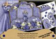 Blue Plain Fabulous Day Scallop Fashion Tag Cf Mini Kit
