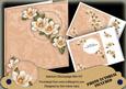 Peach Magnoila 8in Aperture Decoupage Cf Mini Kit