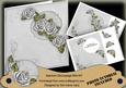 Silver Rose 8in Aperture Decoupage Cf Mini Kit
