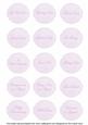 Wh/lilac Lily Matching All Occasion Sentiment Label Sheet
