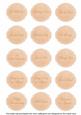 Peach Hibiscus Matching All Occasion Sentiment Label Sheet