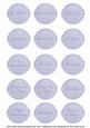 Blue Magnolia Matching All Occasion Sentiment Label Sheet