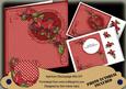 Red Gladioli 8in Aperture Decoupage Cf Mini Kit