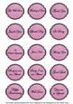 Cerisebk Magnolia Matchin All Occasion Sentiment Label Sheet