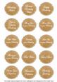 Vtea Dotty Fancy Birthday Sentiment Label Caption Sheet