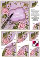 Lilac Multi Mothers Day 6in Duo Corner Stacker