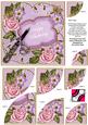 Lilac Multi Happy Birthday 6in Duo Corner Stacker