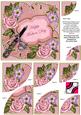 Pink Multi Mothers Day 6in Duo Corner Stacker