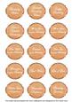 Borang Sweetpea Fancy Birthday Sentiment Label Caption Sheet