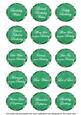 Dgreen Sweetpea Fancy Birthday Sentiment Label Caption Sheet