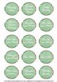Mgreen Sweetpea Fancy Birthday Sentiment Label Caption Sheet