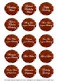 Sunrise Sweet Pea Fancy Birthday Sentiment Label Sheet