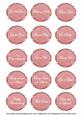Pink Sweet Pea Fancy Occasion Mix Sentiment Label Sheet