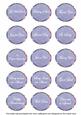Blue Sweet Pea Fancy Occasion Mix Sentiment Label Sheet