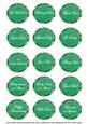 Dgreen Sweet Pea Fancy Occasion Mix Sentiment Label Sheet
