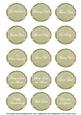 Olive Sweet Pea Fancy Occasion Mix Sentiment Label Sheet
