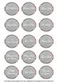 Silver Sweet Pea Fancy Occasion Mix Sentiment Label Sheet
