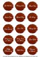 Sunrise Sweet Pea Fancy Occasion Mix Sentiment Label Sheet