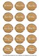 Vtea Sweet Pea Fancy Occasion Mix Sentiment Label Sheet