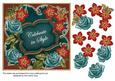 Peacocksun Fmk Celebrate in Style 7in Fancy Decoupage Topper
