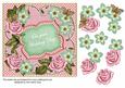 Pink Mint Fmk Wedding Day 7in Fancy Decoupage Topper