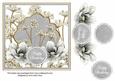 Silver Magnolia Happy Birthday 7in Time Flower Decou Topper
