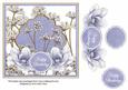 Blue Magnolia Happy Birthday 7in Time Flower Decou Topper