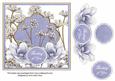 Blue Magnolia Thinking of You 7in Time Flower Deco Topper