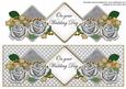 Silver Rose Wedding Day Exlarge Dl Diamond Topper
