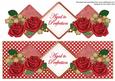 Red Rose Aged to Perfection Exlarge Dl Diamond Topper
