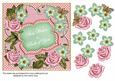 Pink Mint Fmk Best Wishes to Both 7in Fancy Decoupage Topper
