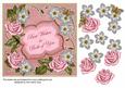 Pink Silv Fmk Best Wishes to Both 7in Fancy Decoupage Topper
