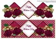 Hot Pink Rose Mothers Day Exlarge Dl Diamond Topper