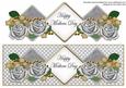 Silver Rose Mothers Day Exlarge Dl Diamond Topper
