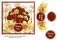 Sunrise Magnolia Birthday Wishes 7in Time Flower Deco Topper
