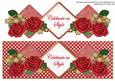 Red Rose Celebrate in Style Exlarge Dl Diamond Topper