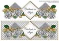 Silver Rose Celebrate in Style Exlarge Dl Diamond Topper
