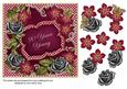 Cerise Fmk 90 Years Young 7in Fancy Decoupage Topper